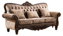 Giana Traditional Style Sofa in Cherry finish Wood