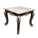 Monica Traditional Style End Table in Cherry finish Wood