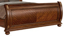 Viviana Traditional Style King Bed in Caramel finish Wood - My Sweet Home Furniture (Queens, NY)