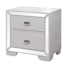 Grand Gloria Contemporary Style Nightstand in White finish Wood - My Sweet Home Furniture (Queens, NY)