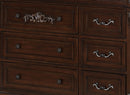 Destiny Traditional Style Dresser in Cherry finish Wood