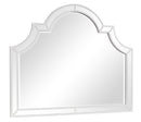 Grand Gloria Contemporary Style Mirror in White finish Wood - My Sweet Home Furniture (Queens, NY)