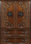 Santa Monica Traditional Style Chest in Cherry finish Wood