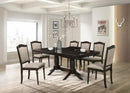 Windsor Contemporary Style Dining Table in Chocolate finish Wood - My Sweet Home Furniture (Queens, NY)