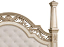 Valentina Traditional Style Queen Bed in Gold finish Wood - My Sweet Home Furniture (Queens, NY)