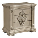 Alicia Transitional Style Nightstand in Beige finish Wood - My Sweet Home Furniture (Queens, NY)