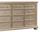 Valentina Traditional Style Dresser in Gold finish Wood - My Sweet Home Furniture (Queens, NY)