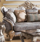 Oprah Traditional Style Sofa in Metallic finish Wood - My Sweet Home Furniture (Queens, NY)