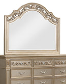 Valentina Traditional Style Mirror in Gold finish Wood - My Sweet Home Furniture (Queens, NY)
