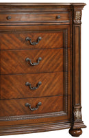 Viviana Traditional Style Chest in Caramel finish Wood - My Sweet Home Furniture (Queens, NY)