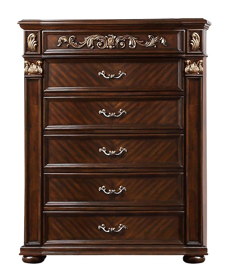 Aspen Traditional Style Chest in Cherry finish Wood image