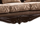Giana Traditional Style Sofa in Cherry finish Wood - My Sweet Home Furniture (Queens, NY)