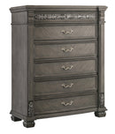 Silvy Transitional Style Chest in Gray finish Wood - My Sweet Home Furniture (Queens, NY)