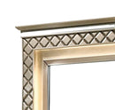 Coral Contemporary Style Mirror in Bronze finish Wood