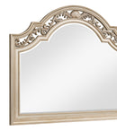 Valentina Traditional Style Mirror in Gold finish Wood - My Sweet Home Furniture (Queens, NY)
