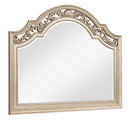 Valentina Traditional Style Mirror in Gold finish Wood - My Sweet Home Furniture (Queens, NY)