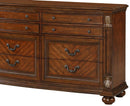Viviana Traditional Style Dresser in Caramel finish Wood - My Sweet Home Furniture (Queens, NY)