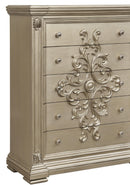 Alicia Transitional Style Chest in Beige finish Wood - My Sweet Home Furniture (Queens, NY)
