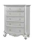 Adriana Transitional Style Chest in Silver finish Wood - My Sweet Home Furniture (Queens, NY)