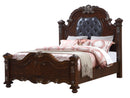 Destiny Traditional Style King Bed in Cherry finish Wood