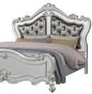 Adriana Transitional Style Queen Bed in Silver finish Wood - My Sweet Home Furniture (Queens, NY)