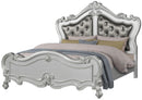 Adriana Transitional Style Queen Bed in Silver finish Wood - My Sweet Home Furniture (Queens, NY)