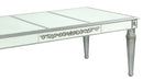 Queen Gold Modern Style Dining Table in Silver finish Wood - My Sweet Home Furniture (Queens, NY)