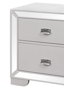 Grand Gloria Contemporary Style Nightstand in White finish Wood - My Sweet Home Furniture (Queens, NY)