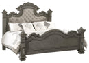 Silvy Transitional Style King Bed in Gray finish Wood - My Sweet Home Furniture (Queens, NY)