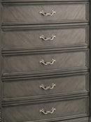 Silvy Transitional Style Chest in Gray finish Wood - My Sweet Home Furniture (Queens, NY)