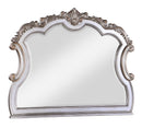 Melrose Transitional Style Mirror in Silver finish Wood - My Sweet Home Furniture (Queens, NY)