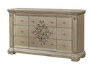 Alicia Transitional Style Dresser in Beige finish Wood