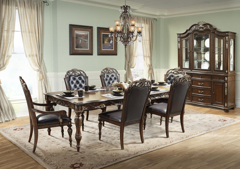 Rosanna Traditional Style Dining Buffet in Cherry finish Wood - My Sweet Home Furniture (Queens, NY)