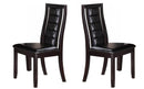 Era Transitional Style Dining Chair in Espresso finish Wood