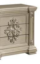 Alicia Transitional Style Nightstand in Beige finish Wood - My Sweet Home Furniture (Queens, NY)