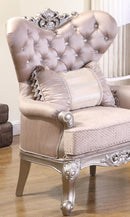 Daisy Traditional Style Chair in Pearl finish Wood - My Sweet Home Furniture (Queens, NY)
