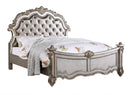Melrose Transitional Style Queen Bed in Silver finish Wood - My Sweet Home Furniture (Queens, NY)