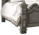 Silvy Transitional Style King Bed in Gray finish Wood - My Sweet Home Furniture (Queens, NY)
