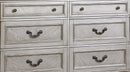 Melrose Transitional Style Dresser in Silver finish Wood - My Sweet Home Furniture (Queens, NY)