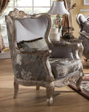 Oprah Traditional Style Chair in Metallic finish Wood - My Sweet Home Furniture (Queens, NY)