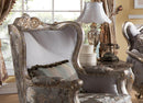 Oprah Traditional Style Chair in Metallic finish Wood - My Sweet Home Furniture (Queens, NY)