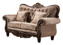 Giana Traditional Style Loveseat in Cherry finish Wood - My Sweet Home Furniture (Queens, NY)