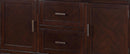 Pam Transitional Style Dining Server in Espresso finish Wood