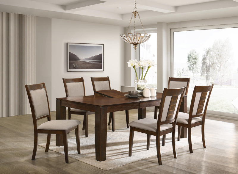 Milton Modern Style Dining Table in Espresso finish Wood - My Sweet Home Furniture (Queens, NY)