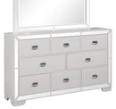 Grand Gloria Contemporary Style Dresser in White finish Wood - My Sweet Home Furniture (Queens, NY)