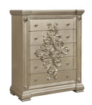 Alicia Transitional Style Chest in Beige finish Wood - My Sweet Home Furniture (Queens, NY)