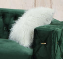 Emerald Modern Style Green Sofa in Gold finish - My Sweet Home Furniture (Queens, NY)