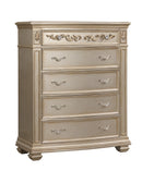 Valentina Traditional Style Chest in Gold finish Wood - My Sweet Home Furniture (Queens, NY)