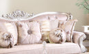Daisy Traditional Style Sofa in Pearl finish Wood - My Sweet Home Furniture (Queens, NY)