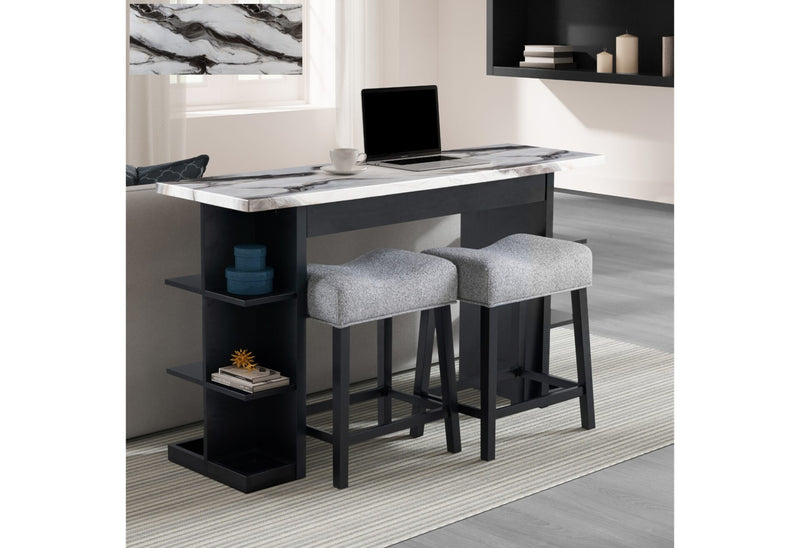 D3232Cst with 2 Stools - My Sweet Home Furniture (Queens, NY)